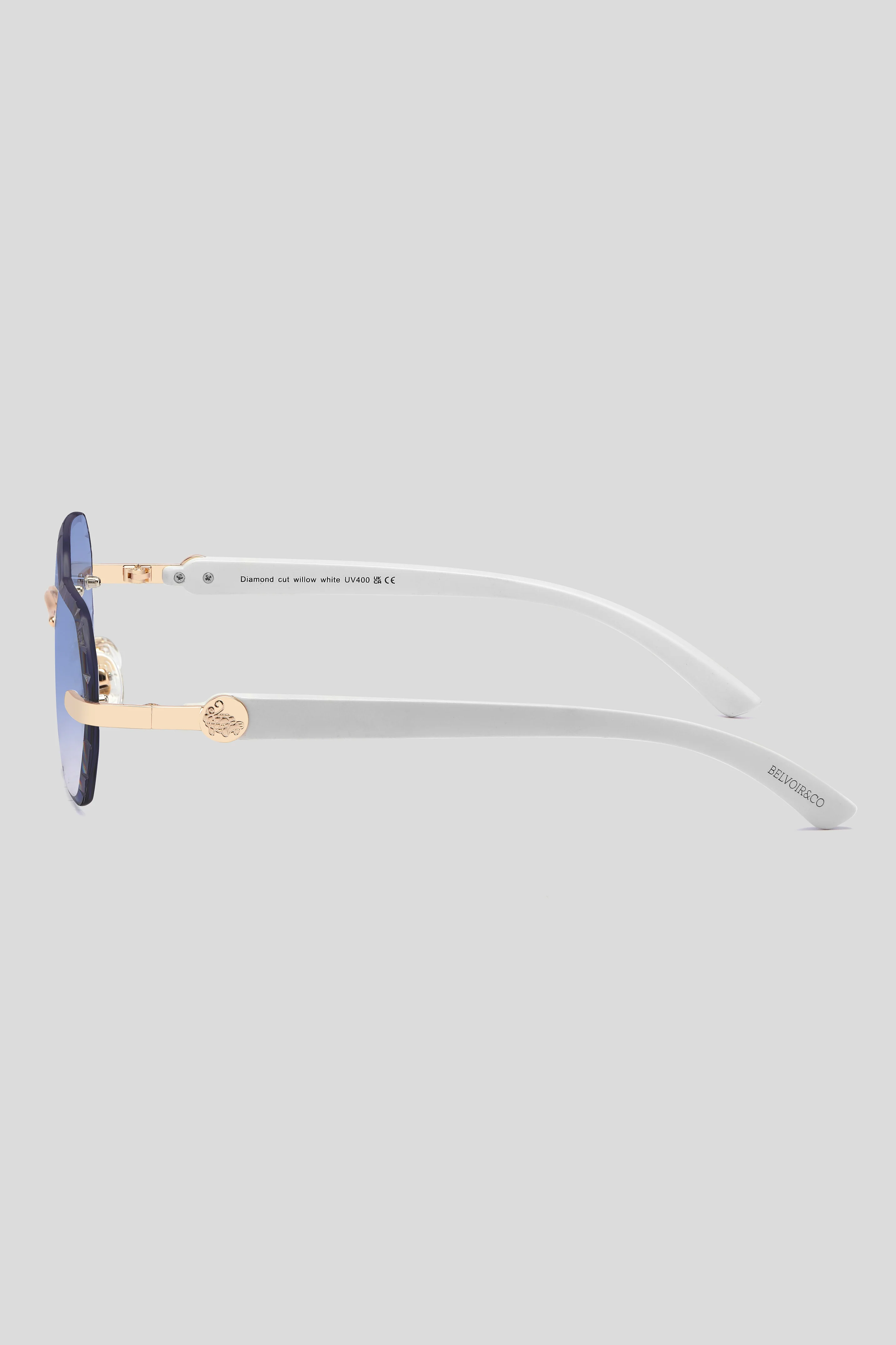 Diamond Cut Willow Blue | White - Image 4