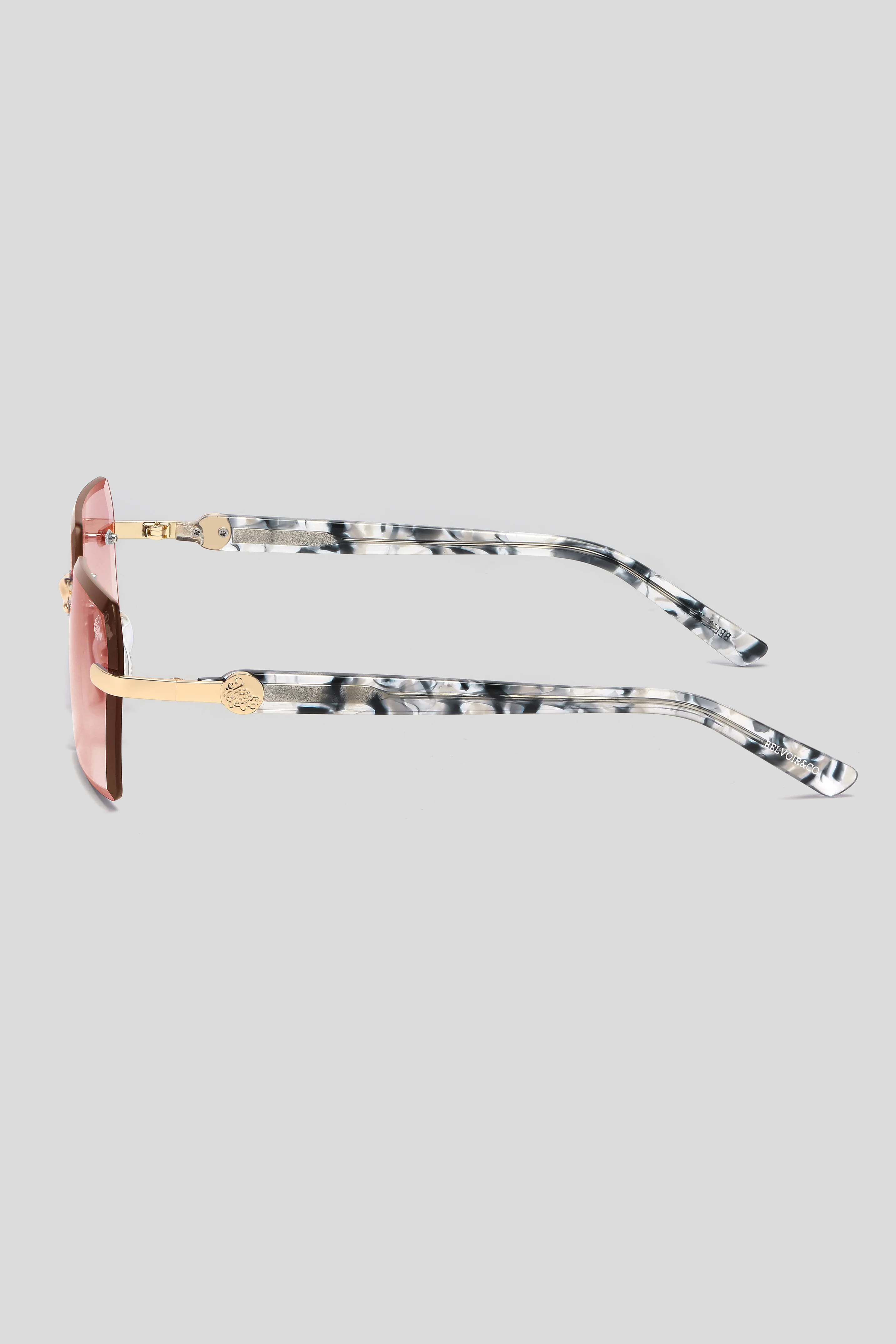 Kennedy White Marble Gold | Burnt Red - Image 4